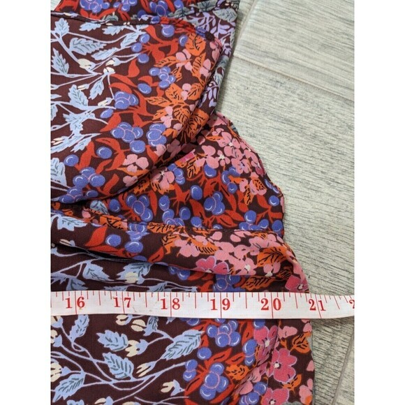 Anthropologie Maeve Floral Vallita Off-Shoulder Top Size Small Boho Blouse N39 - Picture 11 of 12